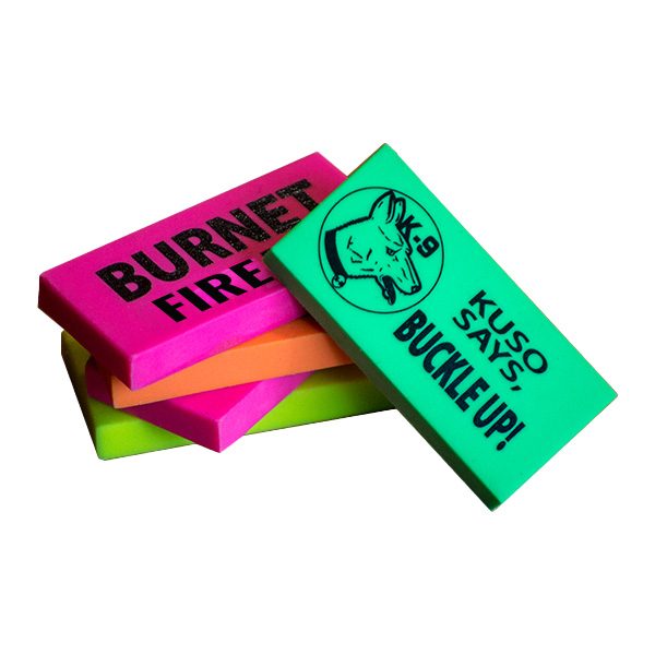 Buckle Up erasers FP